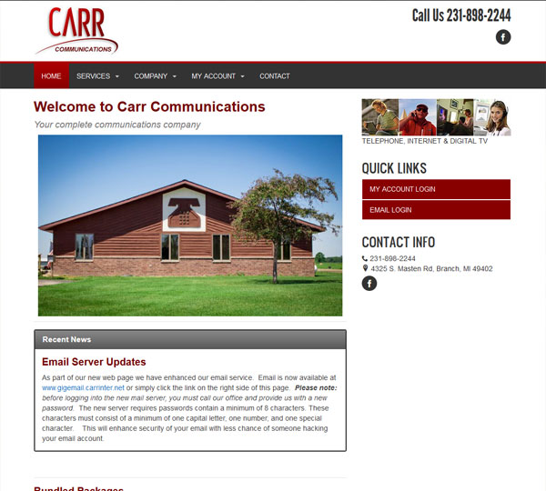 Carr Communications – Branch, MI
