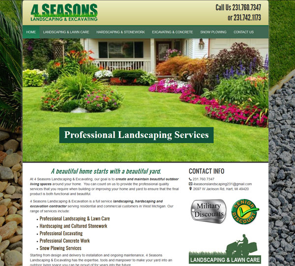 4 Seasons Landscaping – Hart, MI